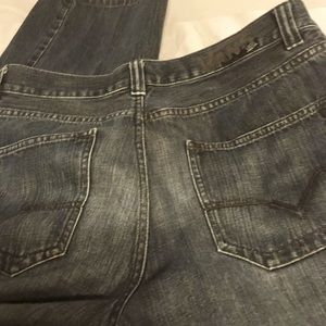 VANS Jeans Mens Dark Blue Denim Straight Leg Size 32x30 Skater